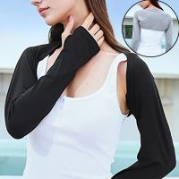 №○♛ Summer One-piece Arm Sleeves Ice Long Arms Cover Sleeve Shawl Breathable Sun Protection Outdoor Sports Quick Drying Oversleeve