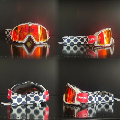 แว่นกันลม 100% BARSTOW GOGGLES HAYWORTH FLASH RED LENS