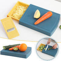 Drawer Type Cutting Board with Detachable Food Grater Slicer Easy to Collect Vegetable Kitchen Board Mat for Household TS1