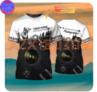 【 xzx180305 】Photographer Custom 3D Shirts Freeze Time Photography Camera t Shirt, Photography Shirt -6