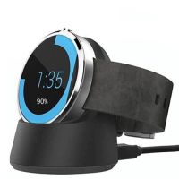 ∋✘☃ For Motorola Moto 360 Smart Watch QI Wireless Charging Cradle Dock Charger Cable