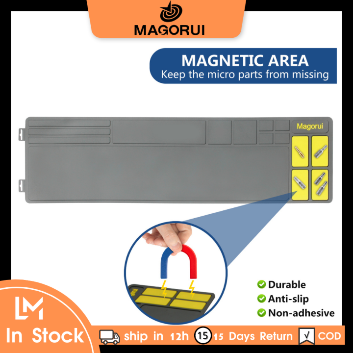 MAGORUI Tactical Rubber Cleaning Mat Essential Maintenance Pad Large