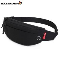 BAMADER Men Waist Bag Pack Purse Casual Large Phone Belt Bag Pouch Womens Canvas Travel Phone Bag Fanny Banana Bag Hip 4 Pockets