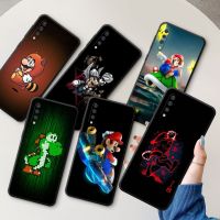 เคสโทรศัพท์มือถือลาย Super-Marios B-Bros เคสโทรศัพท์รูปการ์ตูนสำหรับ Huawei P50 Pro P30 Lite P10 P Smart Z P40 Lite E P30 Pro P20 Lite