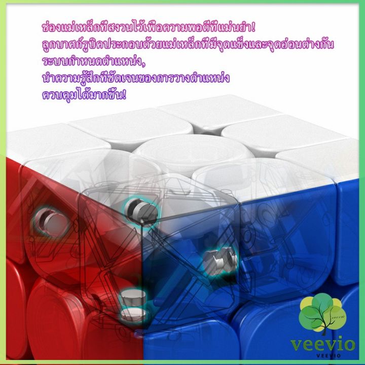 veevio-รูบิคแม่เหล็ก-ความเร็ว-3x3x3-รูบิคส์คิวบ์-ขั้นเทพ-rs3m-rubiks-cube
