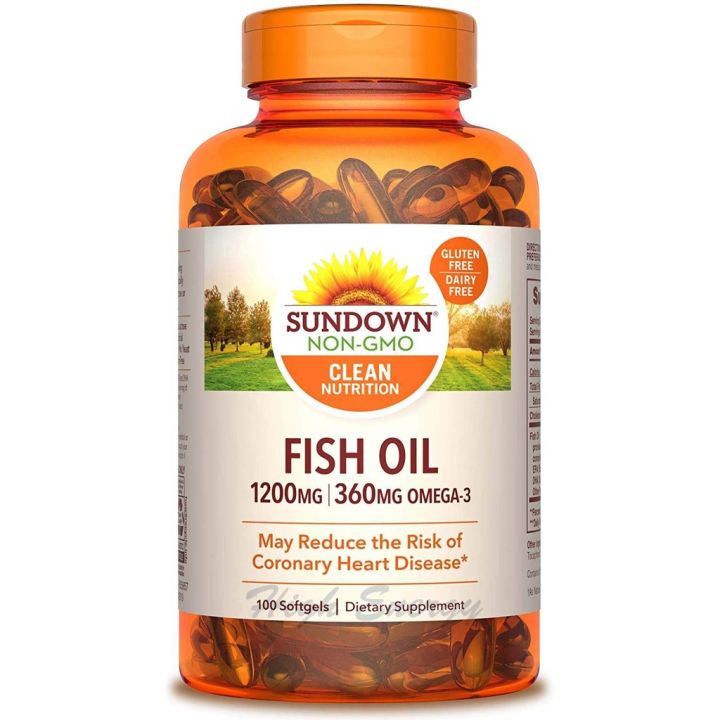 fish-oil-น้ำมันปลา-1200-mg-100-softgels-sundown-naturals-นำเข้าจากอเมริกา