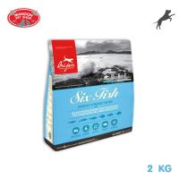 ? { ส่งฟรี } ? ORIJEN SIX FISH DOG 2kg โอริเจน สูตร ปลา 6 ชนิด สำหรับสุนัข 2  กก.  บริการเก็บเงินปลายทาง