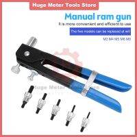 Manual Riveter Nut Rivet Gun M3/M4/M5/M6/M8 Metric Carbon Steel Zinc Plated Rivet Nuts Flat Head Riveting Tool