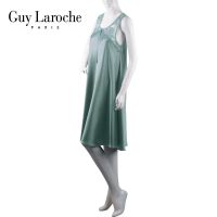 ชุดนอน แบรนด์ Guy Laroche ผ้าซาติน ชุดกระโปรง แต่งลูกไม้ หรูหรา มีสไตล์ สวมใส่สบาย ด้วยผ้า Satin เนื้อนุ่ม เนียน GN4C43 ( M- XL )