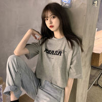 Cropped T-shirt Woman T-shirts for Women Designer Kpop Clothes Cute Tops Grunge Retro Crop Top Graphic Tee Y2k Korean Style