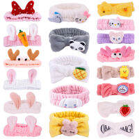 Kawaii การ์ตูน LaLafanfan 30ซม. Cafe Duck Headband Wash ผู้ถือผม Hairbands โบว์สัตว์หูเมาส์ Mikey Minie ของขวัญ