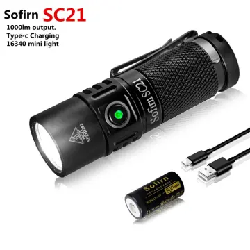 Sofirn SC03 Lantern 2000LM Powerful 2-in-1 Flashlight Rechargeable Camping  Light Outdoor Torch with Combo Side Light