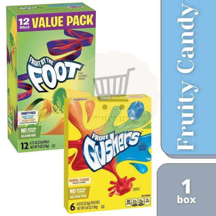 Fruit Gushers/Fruit By The Foot Fruit RollUps Flavored Candy Lazada PH