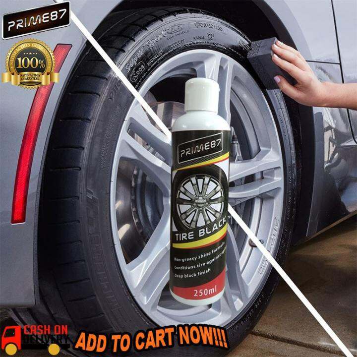 Clear Tire Black Tire Dressing Organic Gloss 250ml | Lazada PH