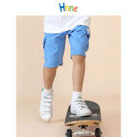 Hnne 2021 Summer New Kids Cargo Shorts Uni Boys Girls Muti Pockets Jogger Soft Sweatpants Childrens Clothing HK210258