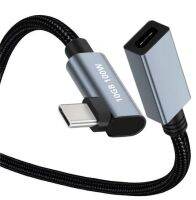 10Gb 4K 60Hz ชนิด C ขยายความเร็วสูงตัวผู้ Pd100w เคเบิลข้อมูลหญิง Usb-c3.2gen2