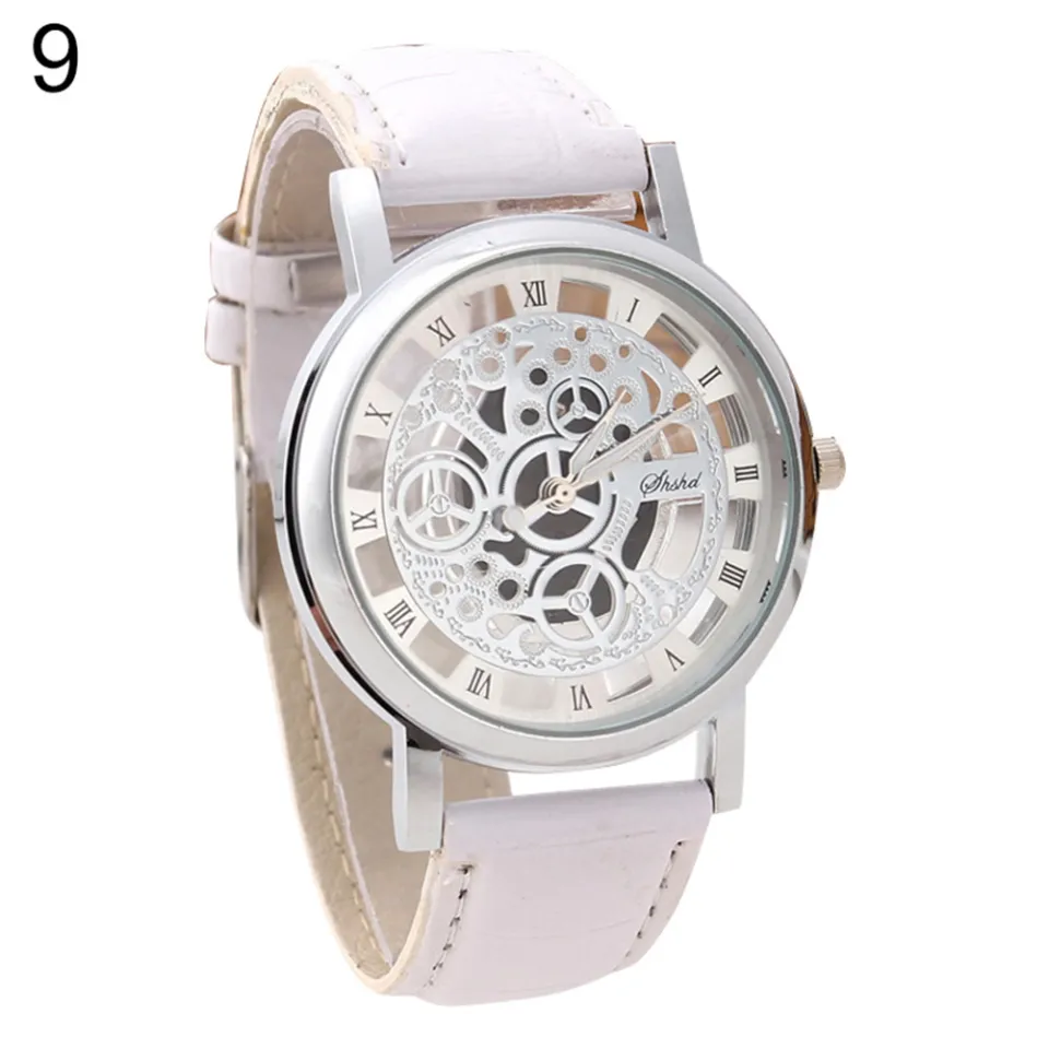 Deyuer Men Fashion Business Roman Numerals Sports Clock Faux