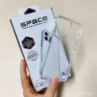 SPACE เคสใสกันกระแทก สำหรับ i12 Pro max i11 11Promax 6Plus 7Plus 8Plus xr xs max i6 i7 i8 i13 Pro max 14 PRO MAX 14Pro【ILLSLICK】