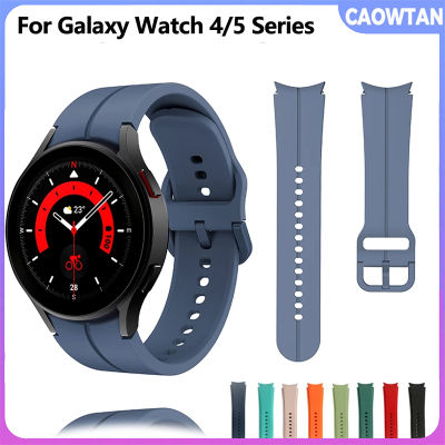 Original ซิลิโคนสำหรับ Samsung Watch 4 5 40มม. 44มม. นาฬิกา5 Pro 45มม. สร้อยข้อมือกีฬา Smartwatch สำหรับ Galaxy นาฬิกา4คลาสสิก42มม. 46มม.