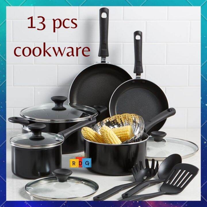 Hot ARDIGI 13 Pcs Cooking Set Cookware Set Non Sticky Pan and Casserole ...