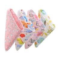 【DT】hot！ Baby Bibs Cotton Feeding Apron Boys Cartoon Scarf Bib Collar Burp