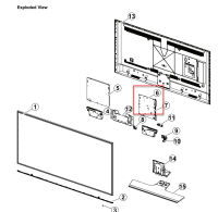 อะไหล่ของแท้ตรงรุ่นจากศูนย์ เมนบอร์ดทีวี TV 55 นิ้ว ซัมซุง /PCB MAIN SAMSUNG BN94-07579C ใช้กับรุ่น UA55HU7000KXXT