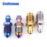 1Pcs Craftsman Titanium Alloy Bolts M8 M10 P1.0/1.25mm Motorcycle Brake Caliper Oil Drain Screws Deflation Bolt