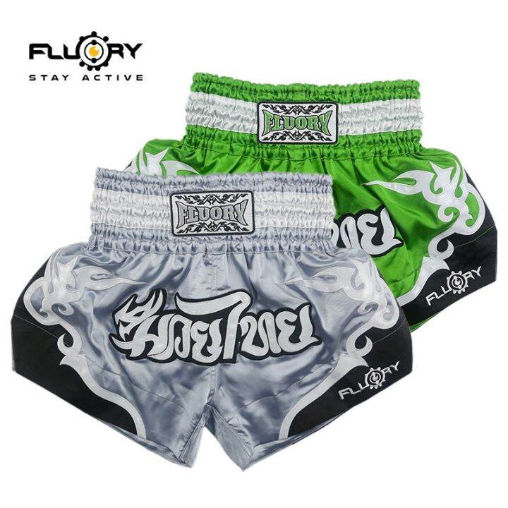 fluory-การต่อสู้แบบไทย-sanda-mma-กางเกงขาสั้นสำหรับฝึกซ้อมฟรีสำหรับเด็กชายและเด็กหญิง