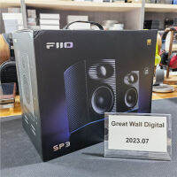 FiiO ลำโพงลำโพงสเตอริโอสำหรับคอมพิวเตอร์80W ลำโพงตั้งโต๊ะงานที่ขับเคลื่อนด้วย SP3และระบบเสียงเพลงในบ้านพร้อม AUX AUD/RCA Imput