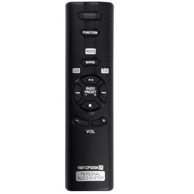 RMTCPS20A Replace Remote Control for Sony Personal Audio System ZS-PS20CP ZSPS20CP
