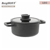 BergHOFF หม้ออะลูมิเนี่ยมหล่อเคลือบ รุ่น Leo Stone  ขนาด 20 ซม. 3950301