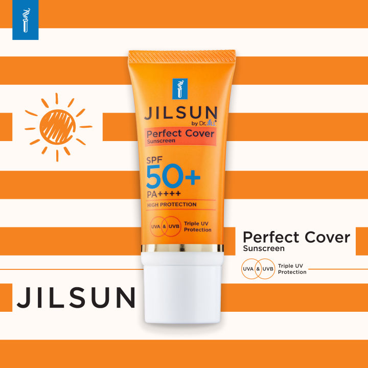 11-11-ส่งฟรี-new-jilsun-ครีมกันแดด-สูตร-perfect-ใหม่ล่าสุดจาก-dr-jill-ครีมกันแดดเนื้อ-cc-cream-ปรับสีผิวให้สว่างขี้น-1-step-spf-50-pa
