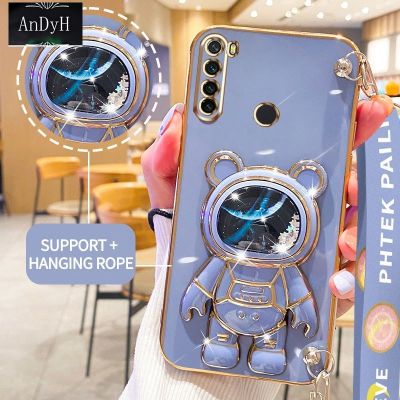 AnDyH&nbsp;Casing&nbsp;For Xiaomi Redmi Note 8 Note 8 2021 Phone&nbsp;Case&nbsp;Cute&nbsp;3D&nbsp;Starry&nbsp;Sky&nbsp;Astronaut&nbsp;Desk&nbsp;Holder&nbsp;with lanyard