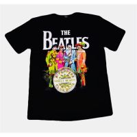 ผ้าฝ้ายแท้เสื้อวงThe Beatles t-shirtsS-4XL  R5G7