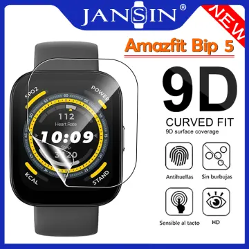 For Amazfit Bip 5 Smartwatch 3D Curved Full Coverage Clear Soft