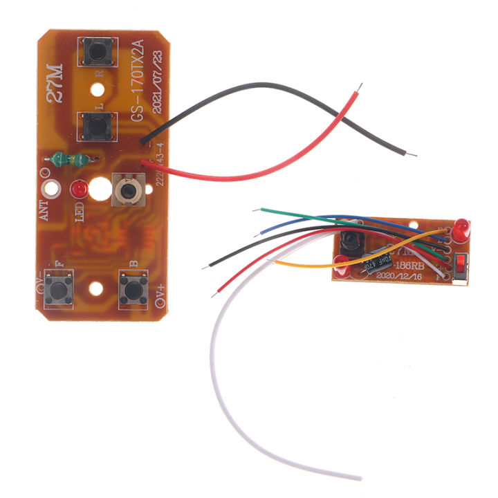 ruyifang-ระบบตัวรับสัญญาณ-pcb-สำหรับรถ-rc-4ch-รีโมทคอนโทรล27mhz