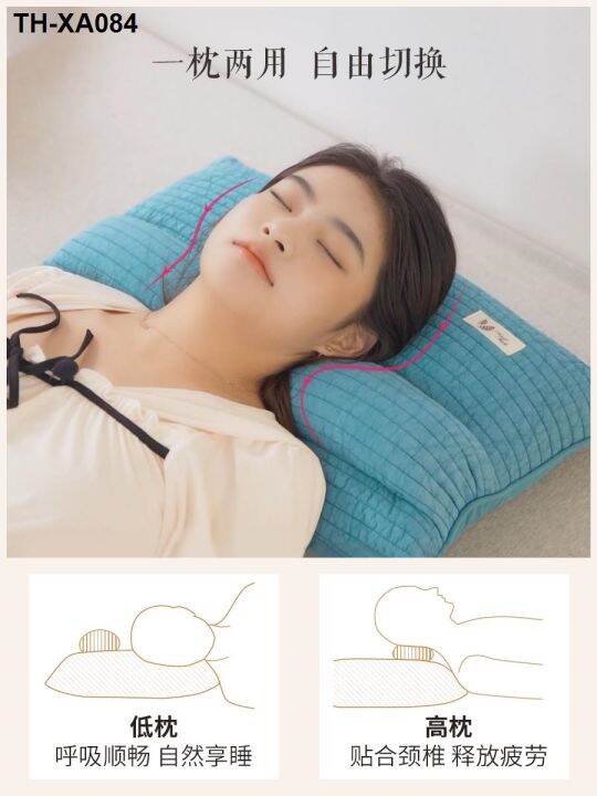 eloline-buckwheat-adult-sleeping-core-millet-soft-help-neck-protector-หมอนสูงแบบแข็ง