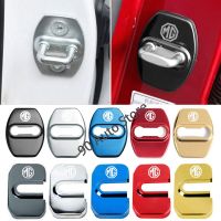 NEW 4PCS Car Door Lock Cover Latch Case Stainless Steel Gate Lock Protection Cover for MG ZS HS MG5 MG6 MG7