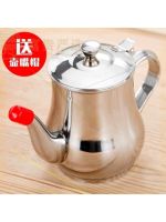 ☊ﺴ◙ steel oil with filter net food grade bottle tank extra thick multi-purpose seasoning thin mouth long cross-border