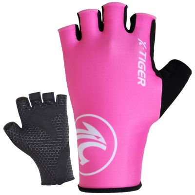 hotx【DT】 X-Tiger Breaking Wind Cycling Gloves Half Anti-slip Anti-sweat Anti-shock MTB