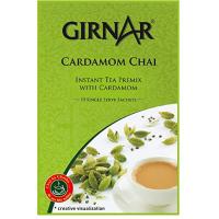 GIRNAR Cardamom Chai Instant tea premix with Cardamom - 10 Sachets x 14g (140g)