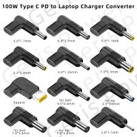 ​P​D 100W Type C to Universal Laptop Charger Converter for Asus Lenovo Hp Dell Acer Samsung USB C Fast Charger Adapter Connector Cables