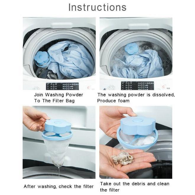 a-shack-2ชิ้น-ล็อตเครื่องซักผ้ากรองผ้าสำลีตาข่ายลูกบอลลอยดักผมถุงซักผ้า