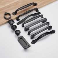 【CW】Black American Cabinet Handle Drawer Knobs Aluminum Alloy Kitchen Door Handles and Knobs and Pulls Furniture Handles