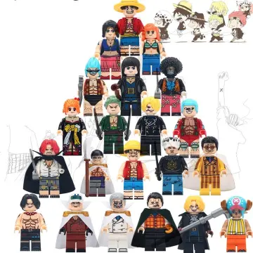 One Pieces Minifigures Cartoon Luffy Zoro Robin Frank Shanks Namie