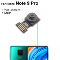 Aocarmo สำหรับ Xiaomi Redmi Note หลัง9 Pro กล้องมองหลังใหญ่หันหน้าไปทางอะไหล่สายเคเบิลกล้องหน้าโค้ง