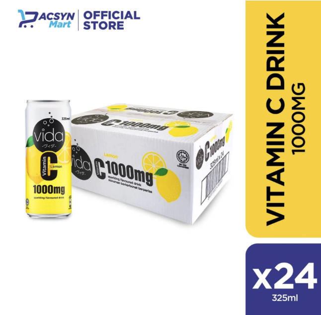 Vida C 1000 mg Vitamin C Soda (Box of 24) Lazada PH