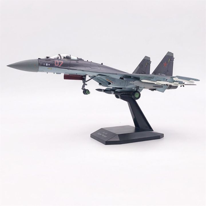 b-1-100สเกล-n-su-35โมเดลเครื่องบินรบรูปไข่ต่อสู้กับเครื่องบินจำลองอัลลอยด์หล่อขึ้นรูปเครื่องบินจำลองของที่ระลึก