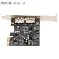 การ์ดไรเซอร์ Ac.Lr Sata3.0 2 Esata 6.0 Gbps 3.0 1.5 Pcb Pci Express X1 อุปกรณ์เสริม สําหรับคอมพิวเตอร์ สํานักงาน