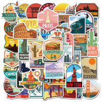 [COD]50 Zhang Travel City Landscape Graffiti Sticker กระเป๋าเดินทางรถเข็นสกู๊ตเตอร์โน๊ตบุ๊คสติ๊กเกอร์กันน้ำได้